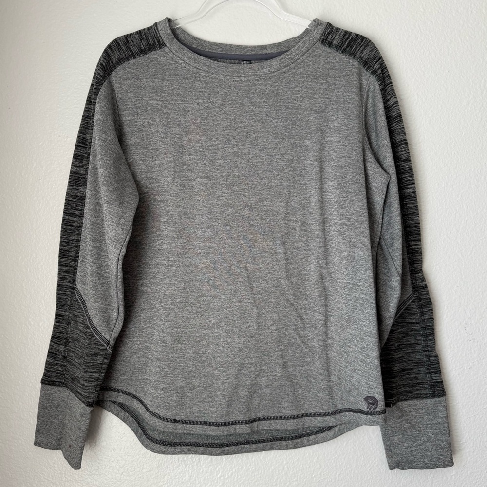 Mountain‎ Hardwear Pullover sweater Heather Gray Colorblock Gorpcore Outdoor